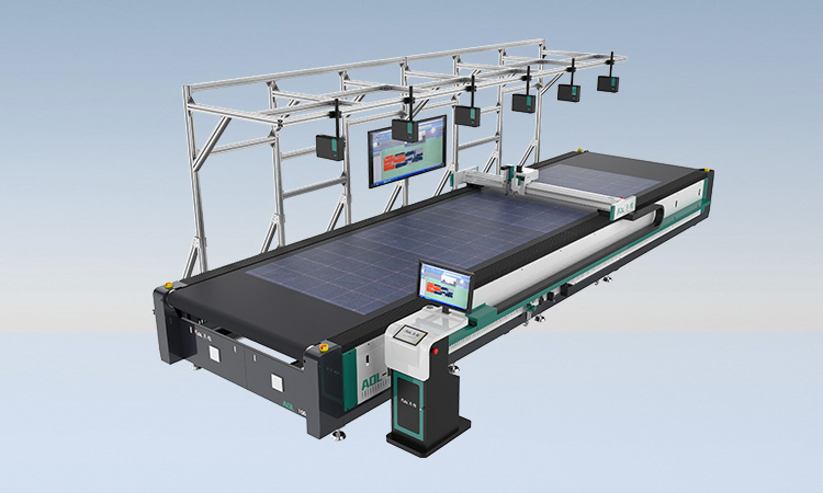 Teflon fabric cutting machine