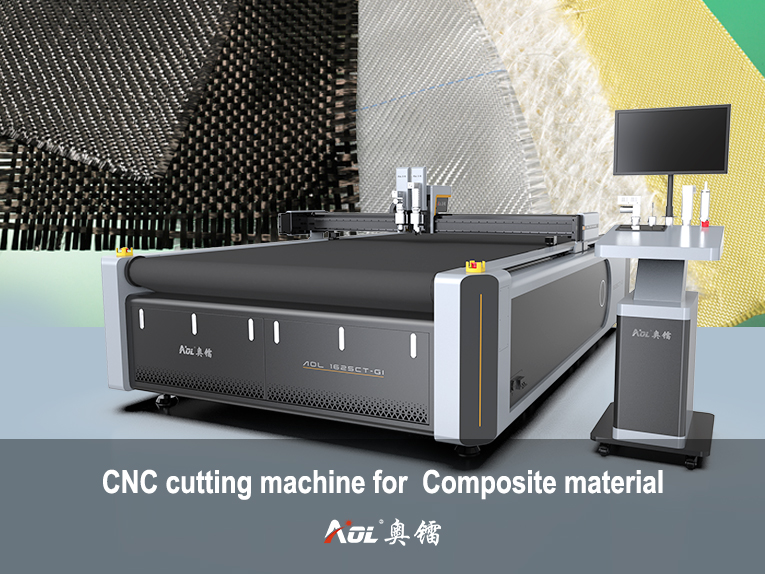 Industrial equipment for cutting composite parts