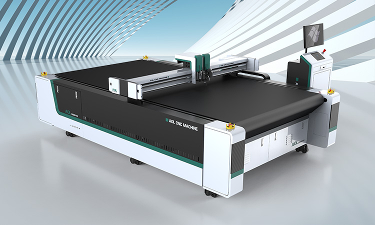 AOL CNC linen material cutting machine with blade